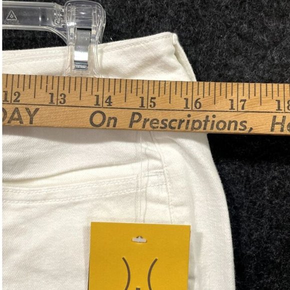 YUMMIE TUMMIE Womens Slimming mid-rise Skimmer White Size W 31" NWT simi_re-sell - Picture 9 of 12
